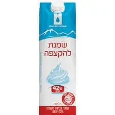 1 ליטר שמנת מתוקה מחלבת עברי